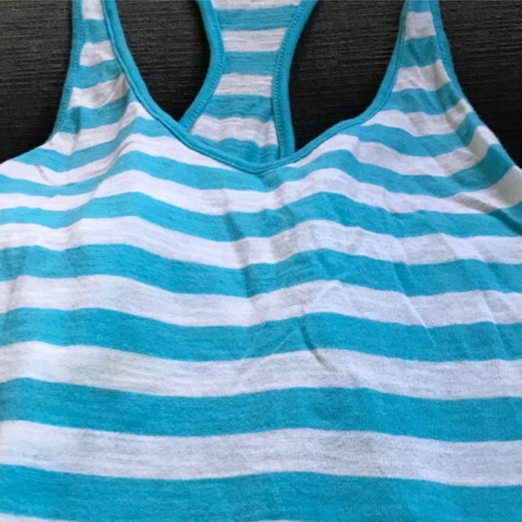 Pink by Victoria's Secret Striped Racerback Tank Top - Picture 14 of 16
